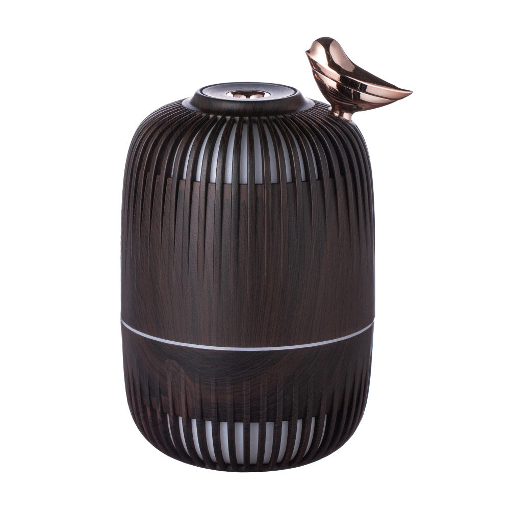 Dreambird Aroma Diffuser – Wood-Grain Lantern Humidifier & Night Light
