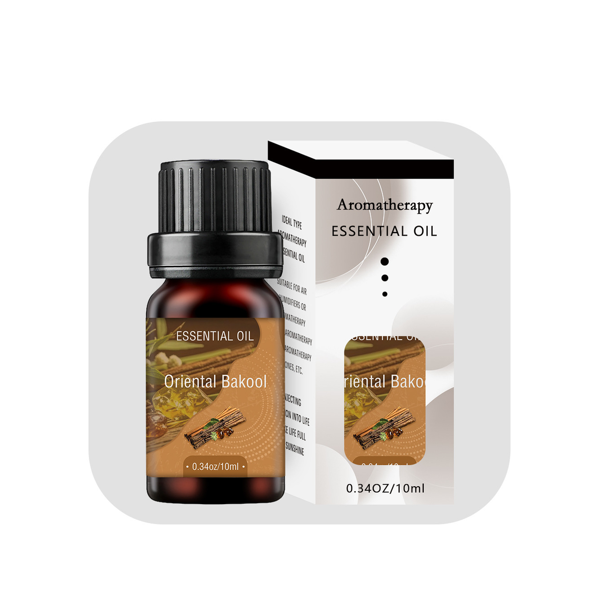 Aromatherapy Oil for Diffusers & Humidifiers – 10 mL, 8 Woody Scents