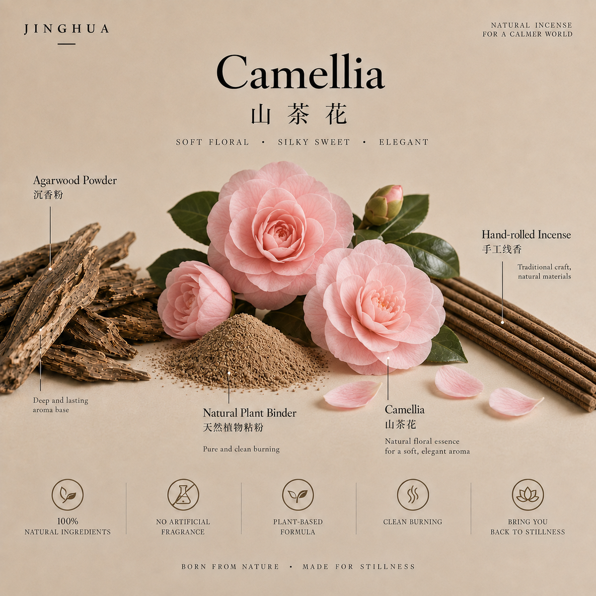 Floral Agarwood Incense Sticks — 30 Sticks – image 17