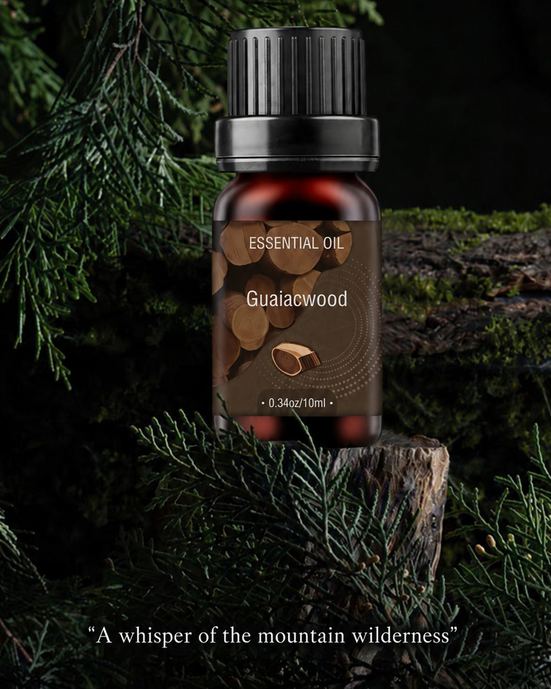 Guaiacwood aromatherapy oil, 10 mL bottle