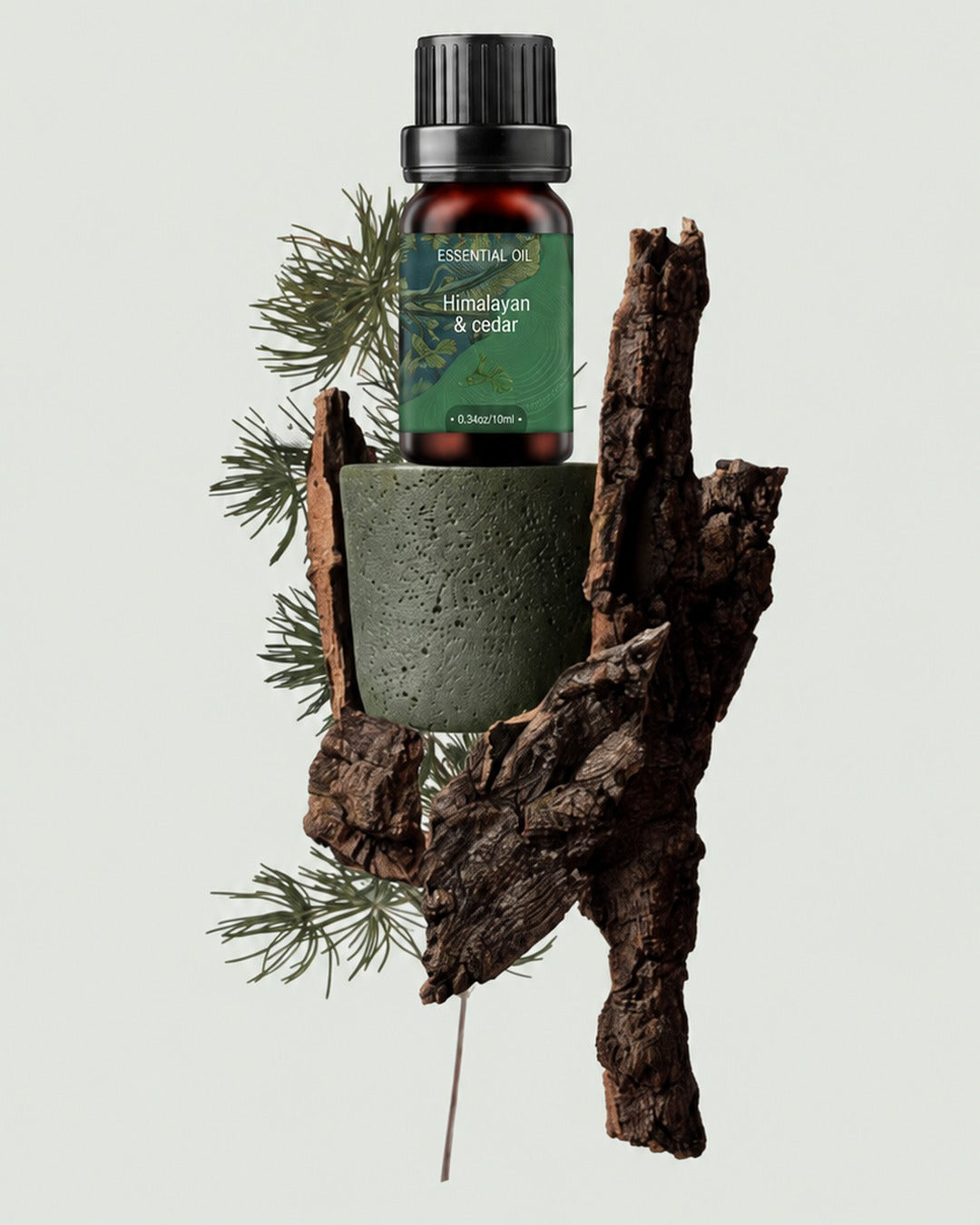Himalayan Cedar aromatherapy oil, 10 mL bottle