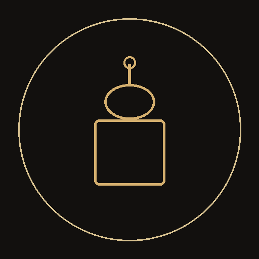 JINGHUA Black Gold Candle