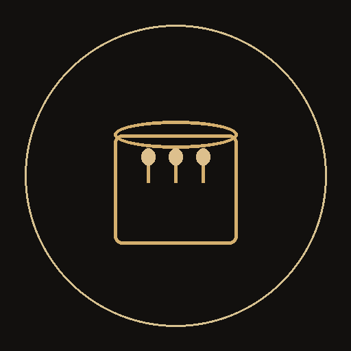 JINGHUA Black Gold Candle